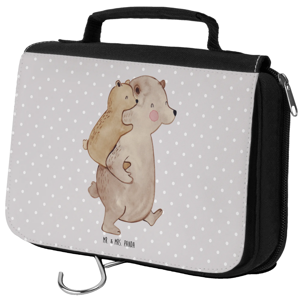 Kosmetyczka Tata Niedźwiedź Kosmetiktasche, Kulturbeutel Waschbar, beautycase, Kulturbeutel, Reisebeutel, Toilettentasche, hygienetasche, Waschtasche, badtasche, Schminkbeutel, Kulturtasche, hygienebeutel, Schminktasche, Waschbeutel, Necessaire, Opa, Mama, Schwester, Muttertag, Bruder, Familie, Vatertag, Oma, Papa, Geschenk, Geburtstag, Vati, Papi, Onkel, Vater