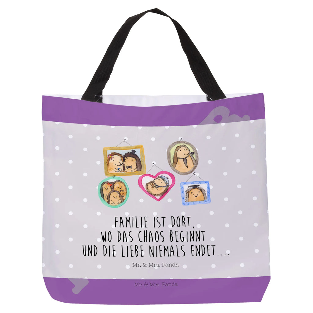 Shopper Igel Familie Alltagstasche, Schulbeutel, XXL Tasche, Einkaufsbeutel, Schultasche, Tragebeutel, Beutel, Freizeittasche, Strandtasche, Ausflug, Tüte, XL, Einkaufstasche, Schultertasche, Stofftasche, Shopper, Oma, Opa, Muttertag, Familie, Schwester, Bruder, Vatertag, Mama, Papa, Igel, Bilder, Zusammenhalt, Glück, Liebe