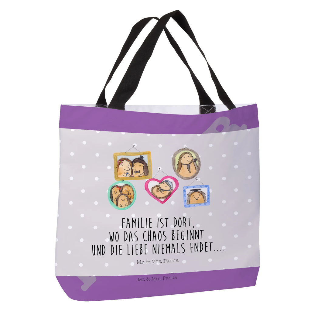 Shopper Igel Familie Alltagstasche, Schulbeutel, XXL Tasche, Einkaufsbeutel, Schultasche, Tragebeutel, Beutel, Freizeittasche, Strandtasche, Ausflug, Tüte, XL, Einkaufstasche, Schultertasche, Stofftasche, Shopper, Oma, Opa, Muttertag, Familie, Schwester, Bruder, Vatertag, Mama, Papa, Igel, Bilder, Zusammenhalt, Glück, Liebe