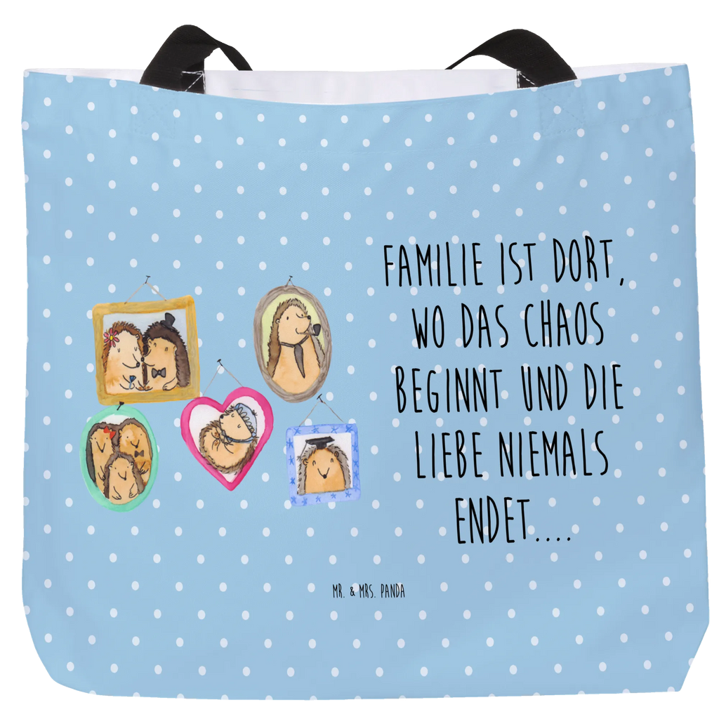 Shopper Igel Familie Alltagstasche, Schulbeutel, XXL Tasche, Einkaufsbeutel, Schultasche, Tragebeutel, Beutel, Freizeittasche, Strandtasche, Ausflug, Tüte, XL, Einkaufstasche, Schultertasche, Stofftasche, Shopper, Oma, Opa, Muttertag, Familie, Schwester, Bruder, Vatertag, Mama, Papa, Igel, Bilder, Zusammenhalt, Glück, Liebe