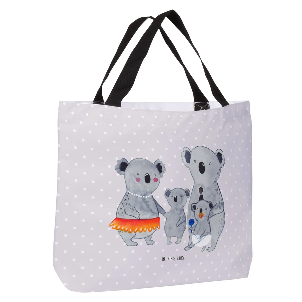 Shopper Koala Familie XXL Tasche, Tüte, Strandtasche, Einkaufsbeutel, Ausflug, Beutel, Stofftasche, Schultasche, Einkaufstasche, Tragebeutel, XL, Freizeittasche, Schulbeutel, Shopper, Schultertasche, Alltagstasche, Papa, Mama, Bruder, Schwester, Muttertag, Familie, Vatertag, Opa, Oma, Kinder, Family, Familienleben, Koalas, Koala, Geschwister