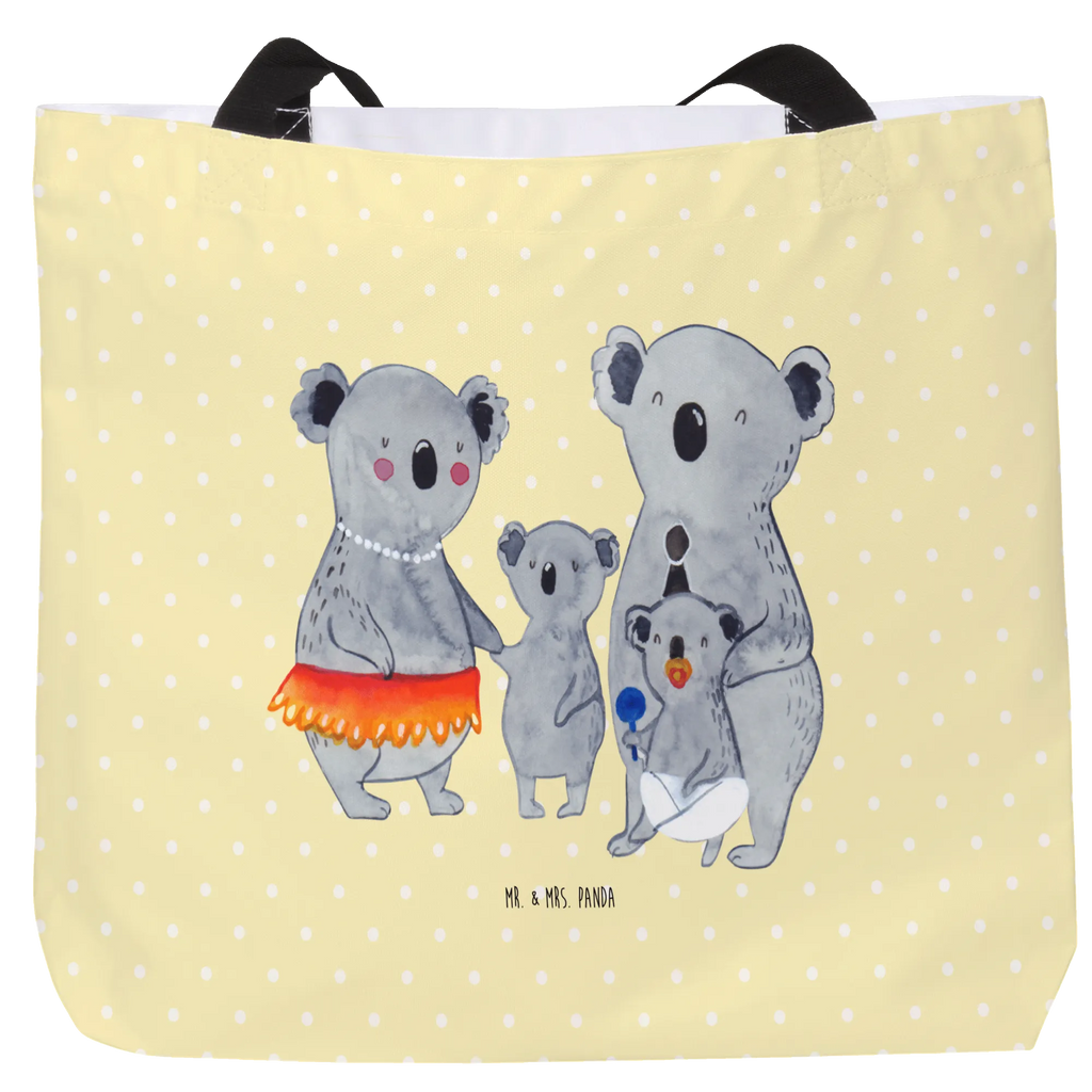 Shopper Koala Familie XXL Tasche, Tüte, Strandtasche, Einkaufsbeutel, Ausflug, Beutel, Stofftasche, Schultasche, Einkaufstasche, Tragebeutel, XL, Freizeittasche, Schulbeutel, Shopper, Schultertasche, Alltagstasche, Papa, Mama, Bruder, Schwester, Muttertag, Familie, Vatertag, Opa, Oma, Kinder, Family, Familienleben, Koalas, Koala, Geschwister