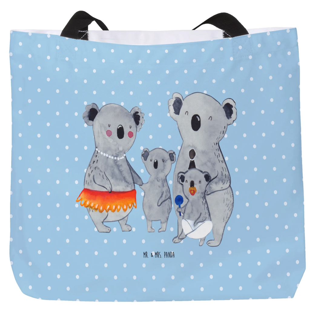 Shopper Koala Familie XXL Tasche, Tüte, Strandtasche, Einkaufsbeutel, Ausflug, Beutel, Stofftasche, Schultasche, Einkaufstasche, Tragebeutel, XL, Freizeittasche, Schulbeutel, Shopper, Schultertasche, Alltagstasche, Papa, Mama, Bruder, Schwester, Muttertag, Familie, Vatertag, Opa, Oma, Kinder, Family, Familienleben, Koalas, Koala, Geschwister