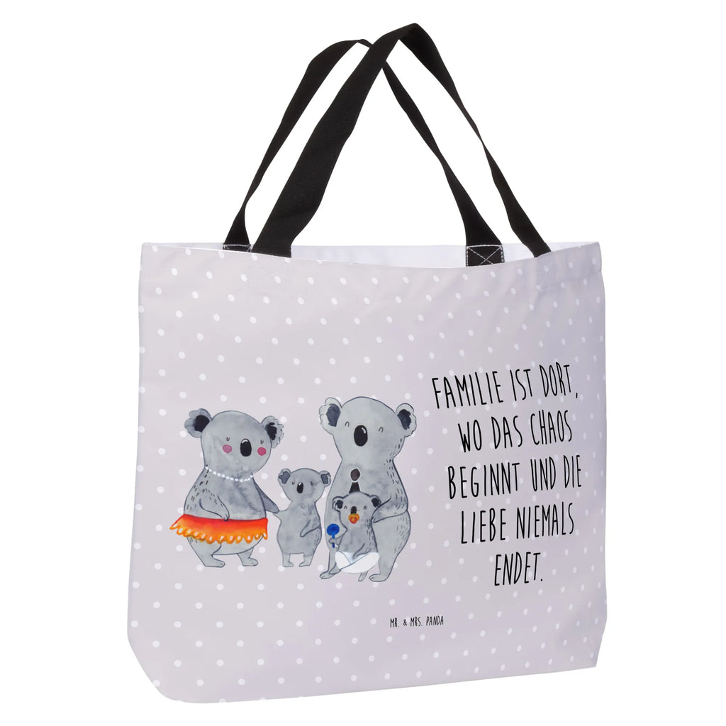 Shopper Koala Familie XXL Tasche, Tüte, Strandtasche, Einkaufsbeutel, Ausflug, Beutel, Stofftasche, Schultasche, Einkaufstasche, Tragebeutel, XL, Freizeittasche, Schulbeutel, Shopper, Schultertasche, Alltagstasche, Papa, Mama, Bruder, Schwester, Muttertag, Familie, Vatertag, Opa, Oma, Kinder, Family, Familienleben, Koalas, Koala, Geschwister