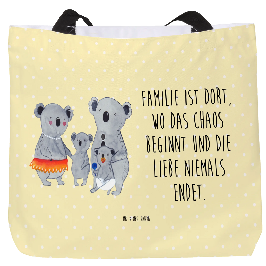 Shopper Koala Familie XXL Tasche, Tüte, Strandtasche, Einkaufsbeutel, Ausflug, Beutel, Stofftasche, Schultasche, Einkaufstasche, Tragebeutel, XL, Freizeittasche, Schulbeutel, Shopper, Schultertasche, Alltagstasche, Papa, Mama, Bruder, Schwester, Muttertag, Familie, Vatertag, Opa, Oma, Kinder, Family, Familienleben, Koalas, Koala, Geschwister