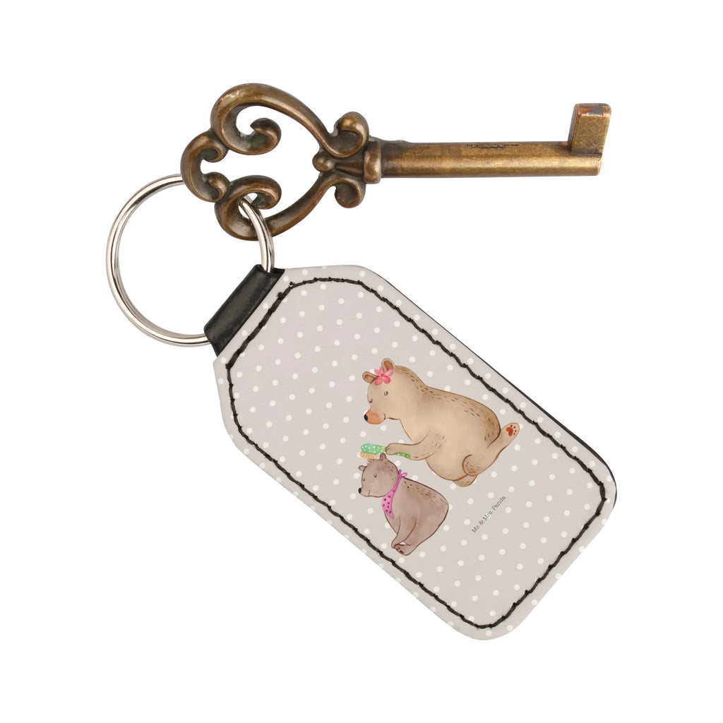 Rectangular key ring bear child bag pendant, keychain, lucky charm, key ring, pendant, Family, Father's Day, Mother's Day, brother, sister, Mom, Dad, Mama, Gift