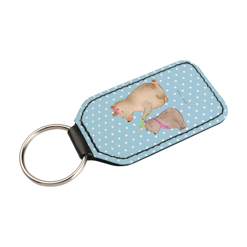 Rectangular key ring bear child bag pendant, keychain, lucky charm, key ring, pendant, Family, Father's Day, Mother's Day, brother, sister, Mom, Dad, Mama, Gift