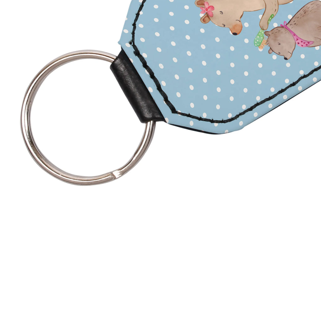Rectangular key ring bear child bag pendant, keychain, lucky charm, key ring, pendant, Family, Father's Day, Mother's Day, brother, sister, Mom, Dad, Mama, Gift
