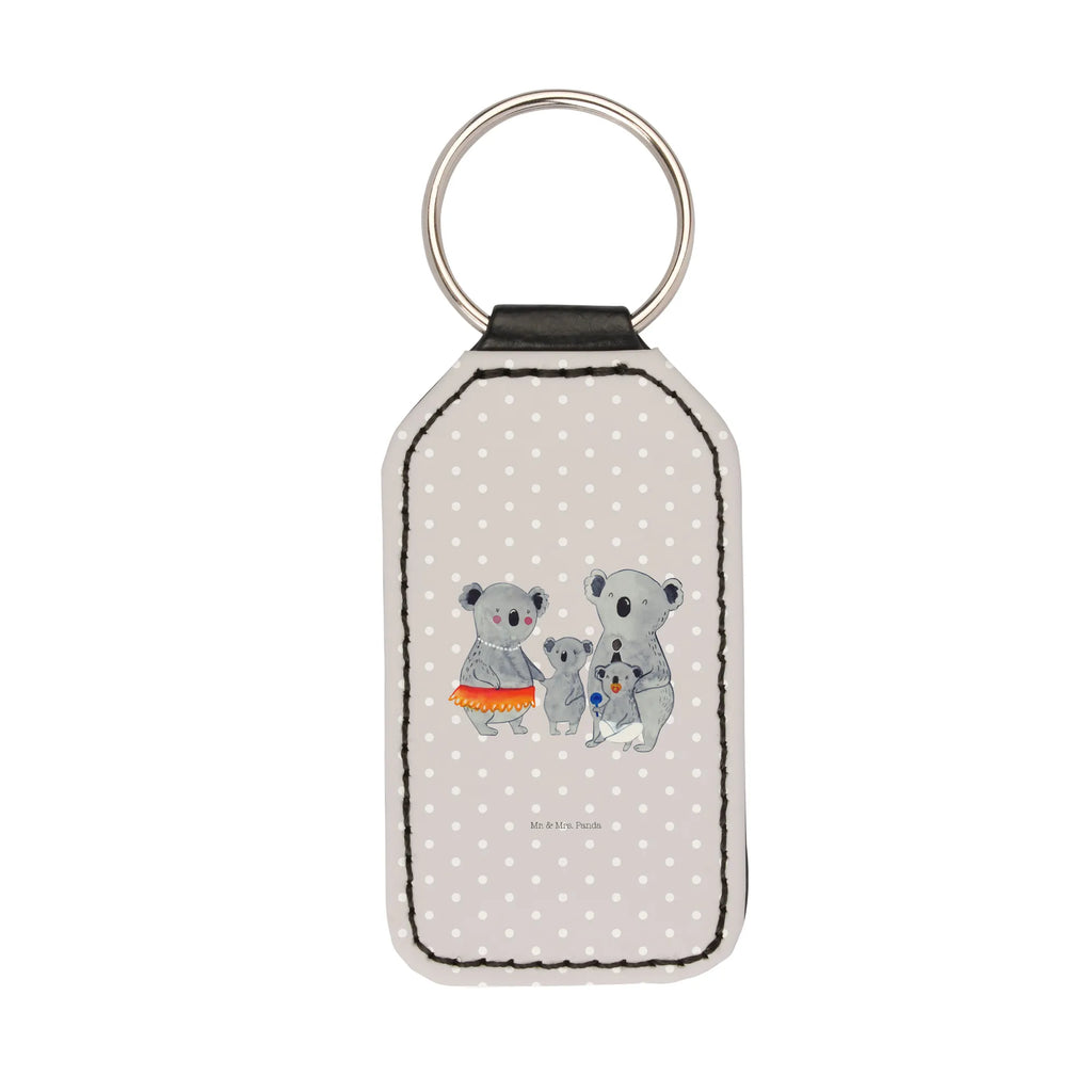 Rectangular key ring Koala Family pendant, lucky charm, bag pendant, keychain, key ring, Family, Father's Day, Mother's Day, brother, sister, Mom, Dad, dad, siblings, family, mom, family life, children, Koala, koalas