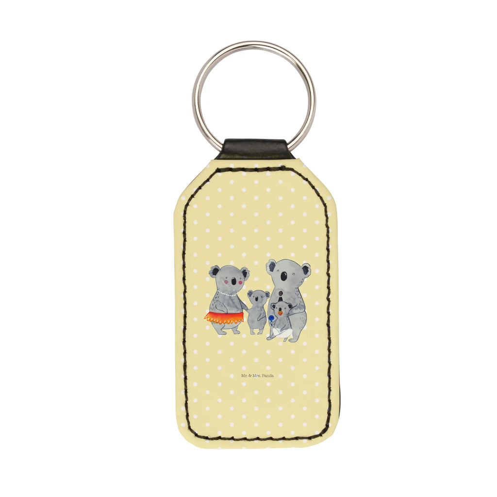 Rectangular key ring Koala Family pendant, lucky charm, bag pendant, keychain, key ring, Family, Father's Day, Mother's Day, brother, sister, Mom, Dad, dad, siblings, family, mom, family life, children, Koala, koalas