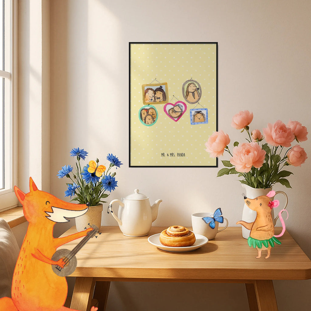 Poster Igel Familie Designposter, Wanddekoration, Bild für Wand, drucke, wanddeko, Deko Bild, Poster, kunst für die wand, Kunstdruck, Mr. & Mrs. Panda Poster, Posterdruck, Wandschmuck, Bild, Wandbild, wandkunst, kunstdruck poster, Plakat, Wandposter, kunstposter, wanddruck, grafikposter, Wanddeko Bild, Bruder, Schwester, Familie, Opa, Oma, Papa, Mama, Vatertag, Muttertag, Liebe, Zusammenhalt, Igel, Glück, Bilder