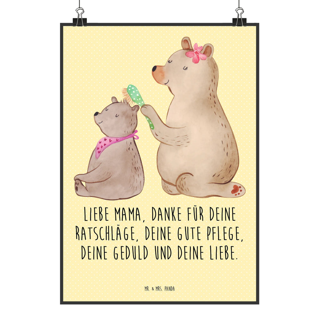 Poster Bär mit Kind Wandposter, Mr. & Mrs. Panda Poster, Raumdekoration, Bild, Wanddeko Bild, Handgemaltes Poster, Poster, Kinderposter, Wanddekoration, Posterdruck, Kunstdruck, Designposter, Wanddeko, Küchenposter, Familie, Vatertag, Muttertag, Bruder, Schwester, Mama, Papa, Oma, Opa, Geschenk, Mutti, Mutter