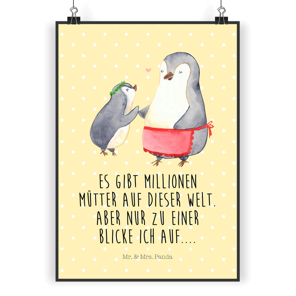 Poster Penguin with child Poster, Wandposter, Bild, Wanddeko, Küchenposter, Kinderposter, Wanddeko Bild, Raumdekoration, Wanddekoration, Handgemaltes Poster, Mr. & Mrs. Panda Poster, Designposter, Kunstdruck, Posterdruck, Familie, Vatertag, Muttertag, Bruder, Schwester, Mama, Papa, Oma, Opa, Geschenk, Mami, Mutti, Mutter, Geburststag