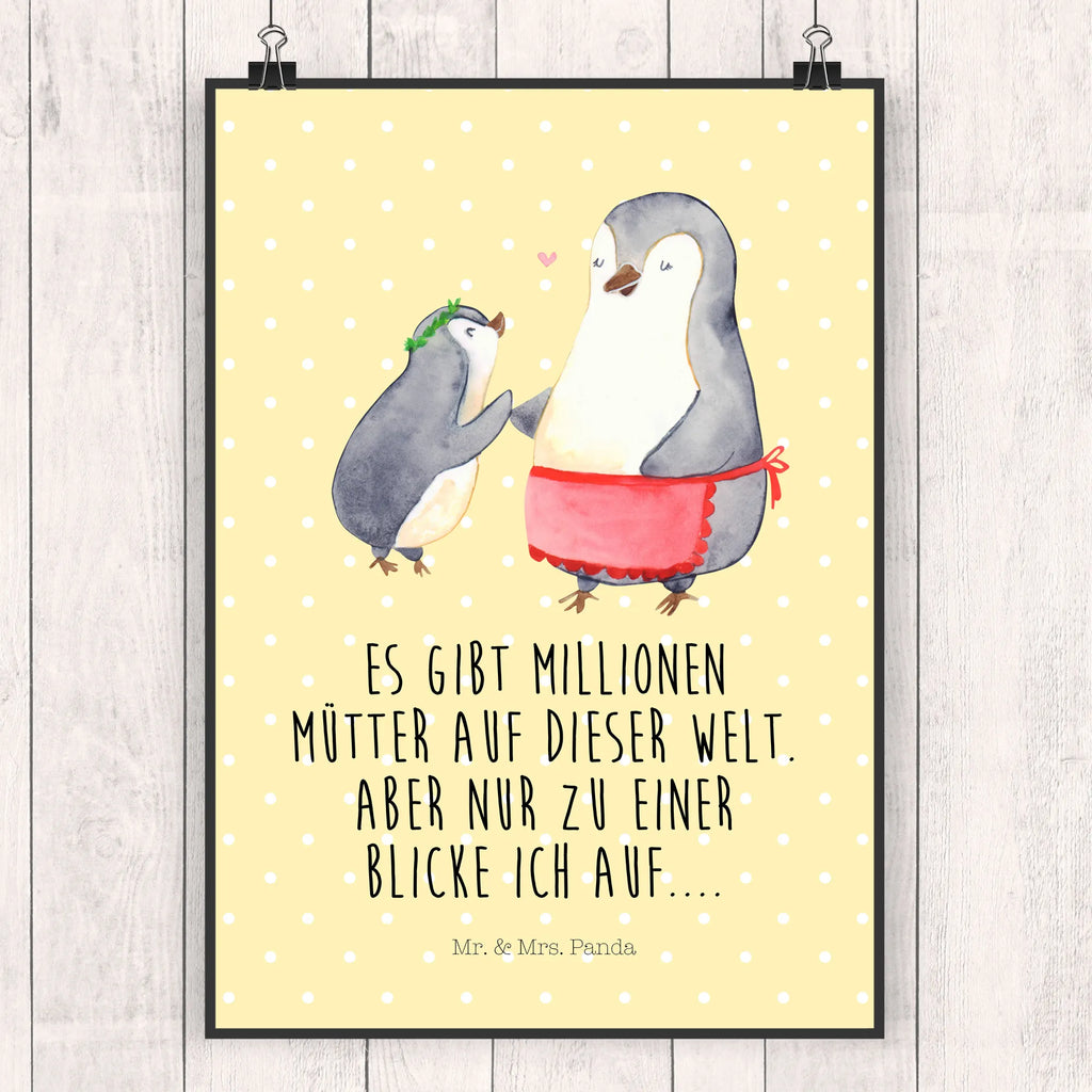 Poster Penguin with child Poster, Wandposter, Bild, Wanddeko, Küchenposter, Kinderposter, Wanddeko Bild, Raumdekoration, Wanddekoration, Handgemaltes Poster, Mr. & Mrs. Panda Poster, Designposter, Kunstdruck, Posterdruck, Familie, Vatertag, Muttertag, Bruder, Schwester, Mama, Papa, Oma, Opa, Geschenk, Mami, Mutti, Mutter, Geburststag