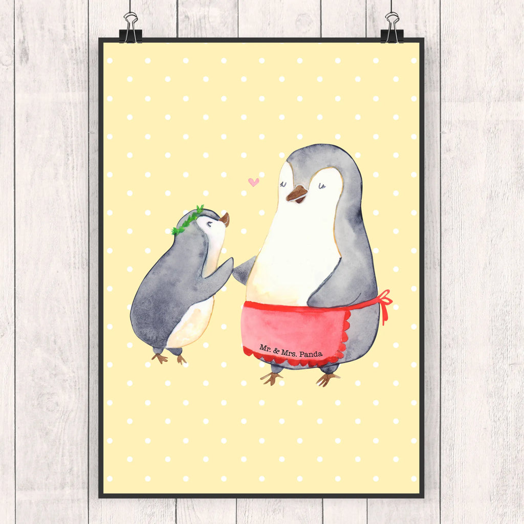 Poster Penguin with child Poster, Wandposter, Bild, Wanddeko, Küchenposter, Kinderposter, Wanddeko Bild, Raumdekoration, Wanddekoration, Handgemaltes Poster, Mr. & Mrs. Panda Poster, Designposter, Kunstdruck, Posterdruck, Familie, Vatertag, Muttertag, Bruder, Schwester, Mama, Papa, Oma, Opa, Geschenk, Mami, Mutti, Mutter, Geburststag
