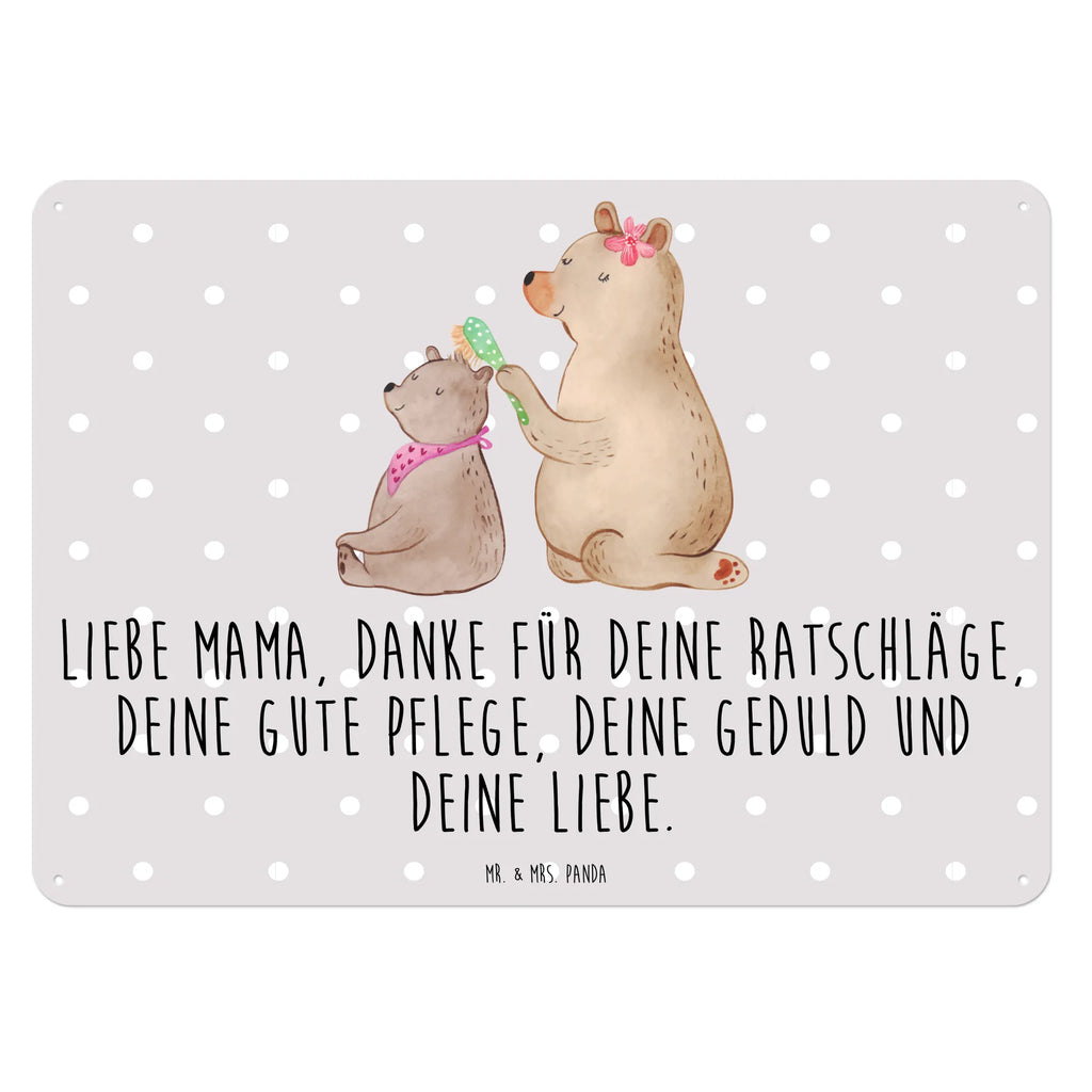 Blechschild Bär mit Kind Dekoschild Metall, Türschild Metall, Blechschild Zum Aufhängen, Blechschild Büro, Blechschild Für Frauen, Blechschild Groß, Blechschild, Wandschild Metall, Blechschild Für Männer, Blechschild Küche, Muttertag, Schwester, Mama, Bruder, Vatertag, Papa, Oma, Opa, Familie, Mutti, Mutter, Geschenk