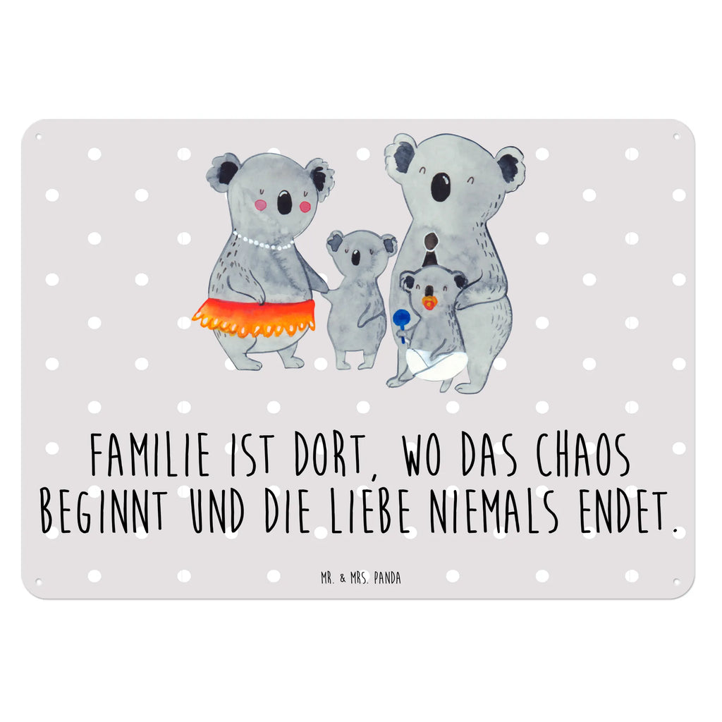 Tin sign Koala Family Blechschild Groß, Dekoschild Metall, Blechschild Zum Aufhängen, Türschild Metall, Wandschild Metall, Blechschild Für Männer, Blechschild Büro, Blechschild Küche, Blechschild Für Frauen, Blechschild, Muttertag, Schwester, Mama, Bruder, Vatertag, Papa, Oma, Opa, Familie, Family, Kinder, Koala, Familienleben, Geschwister, Koalas