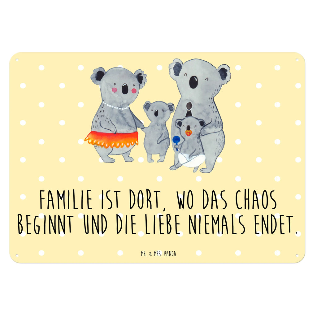 Tin sign Koala Family Blechschild Groß, Dekoschild Metall, Blechschild Zum Aufhängen, Türschild Metall, Wandschild Metall, Blechschild Für Männer, Blechschild Büro, Blechschild Küche, Blechschild Für Frauen, Blechschild, Muttertag, Schwester, Mama, Bruder, Vatertag, Papa, Oma, Opa, Familie, Family, Kinder, Koala, Familienleben, Geschwister, Koalas