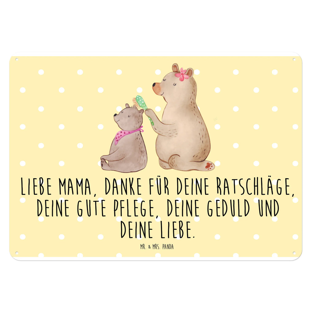 Blechschild Bär mit Kind Dekoschild Metall, Türschild Metall, Blechschild Zum Aufhängen, Blechschild Büro, Blechschild Für Frauen, Blechschild Groß, Blechschild, Wandschild Metall, Blechschild Für Männer, Blechschild Küche, Muttertag, Schwester, Mama, Bruder, Vatertag, Papa, Oma, Opa, Familie, Mutti, Mutter, Geschenk