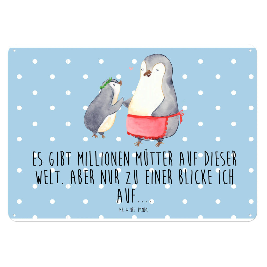 Blechschild Pinguin mit Kind Blechschild Zum Aufhängen, Blechschild Groß, Wandschild Metall, Blechschild Für Frauen, Blechschild Küche, Türschild Metall, Blechschild Büro, Blechschild, Blechschild Für Männer, Dekoschild Metall, Muttertag, Schwester, Mama, Bruder, Vatertag, Papa, Oma, Opa, Familie, Geschenk, Mutter, Geburststag, Mami, Mutti