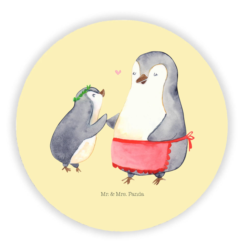 Round magnet Penguin with child Kühlschrankmagnet, magnete, rundmagnet, kühlschrankmagnete, Oma, Opa, Muttertag, Familie, Schwester, Bruder, Vatertag, Mama, Papa, Mami, Geschenk, Geburststag, Mutter, Mutti