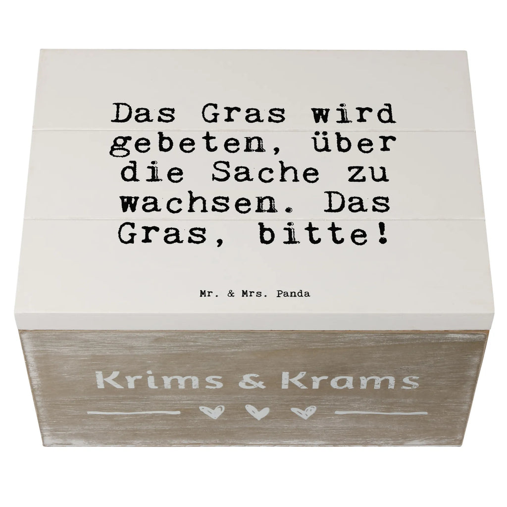 Holzkiste Sprüche und Zitate Das Gras wird gebeten, über die Sache zu wachsen. Das Gras, bitte! Geschenkbox, Truhe, Schatzkiste, Aufbewahrungsbox, Erinnerungsbox, Kiste, Schatulle, Geschenkdose, Holzkiste, Dekokiste, XXL, Erinnerungskiste, Spruch, Sprüche, lustige Sprüche, Weisheiten, Zitate, Spruch Geschenke, Spruch Sprüche Weisheiten Zitate Lustig Weisheit Worte