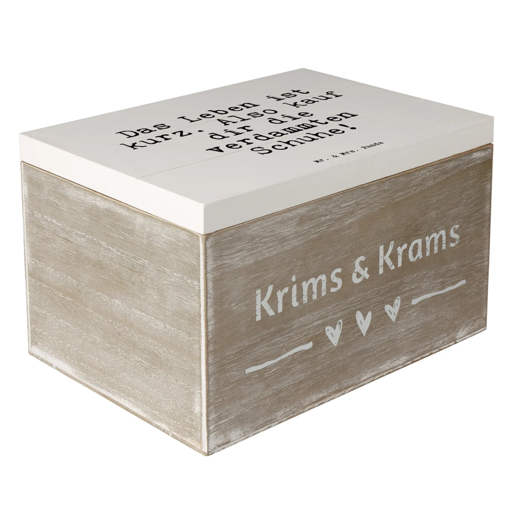 Wooden chest Das Leben ist kurz.... Wooden box, decorative box, memory box, XXL, storage box, treasure chest, casket, chest, box, saying, sayings, funny, wisdom, quotes, Sayings Proverbs Wisdom Quotes Funny Wisdom Words