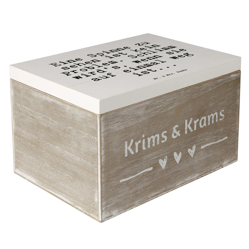 Skrzynia drewniana Eine Spinne zu sehen... Przysłowie, przysłowia, zabawne przysłowia, mądrości, cytaty, prezenty z przysłowiami