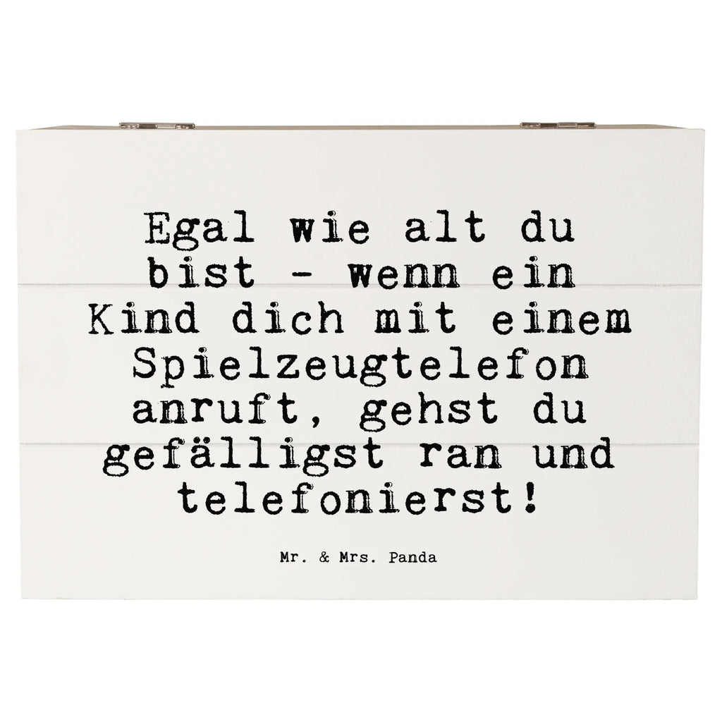 Skrzynia drewniana Egal wie alt du... Przysłowie, przysłowia, zabawne przysłowia, mądrości, cytaty, prezenty z przysłowiami
