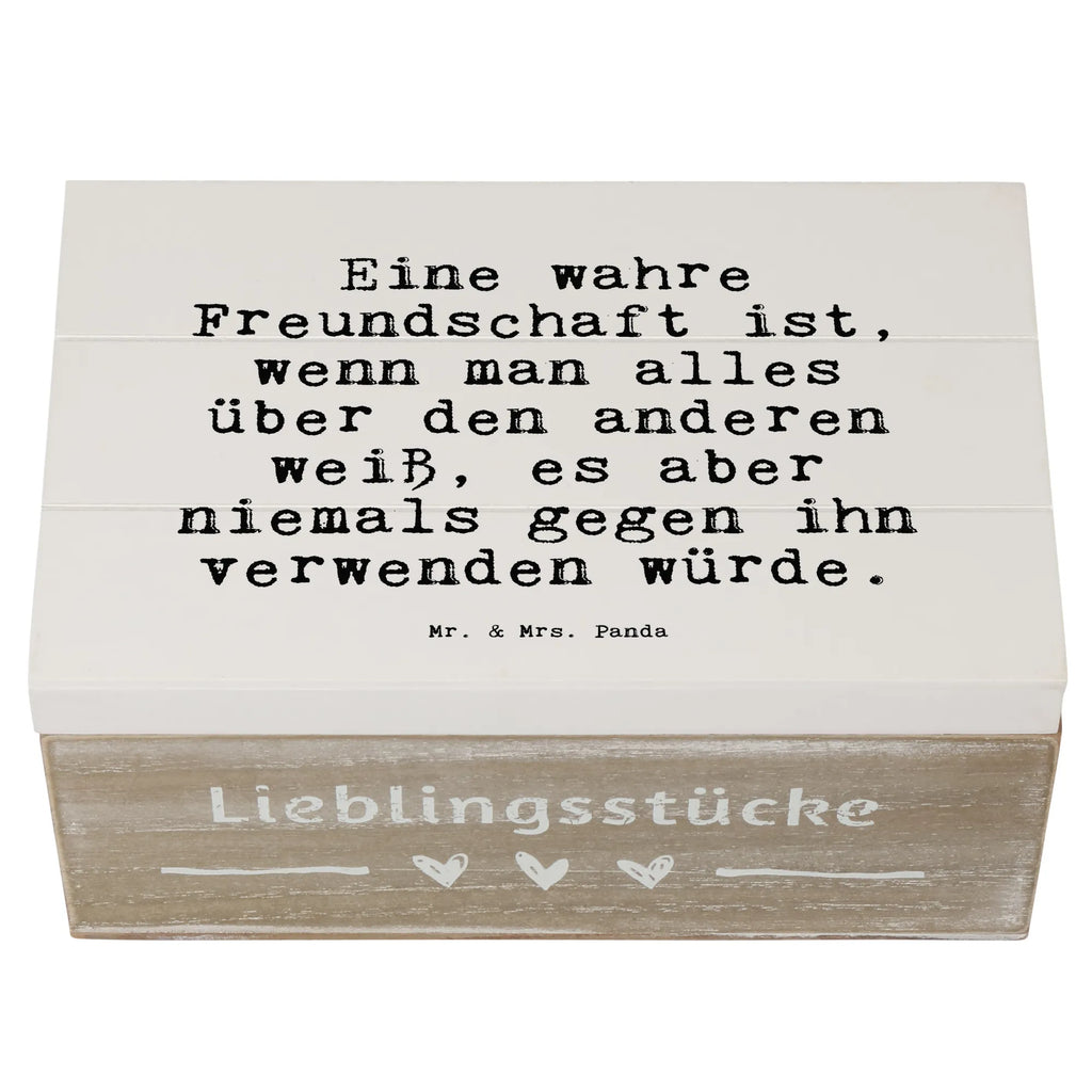 Wooden chest Eine wahre Freundschaft ist,... chest, box, XXL, memory box, Wooden box, casket, treasure chest, decorative box, storage box, saying, sayings, funny, wisdom, quotes, Sayings Proverbs Wisdom Quotes Funny Wisdom Words