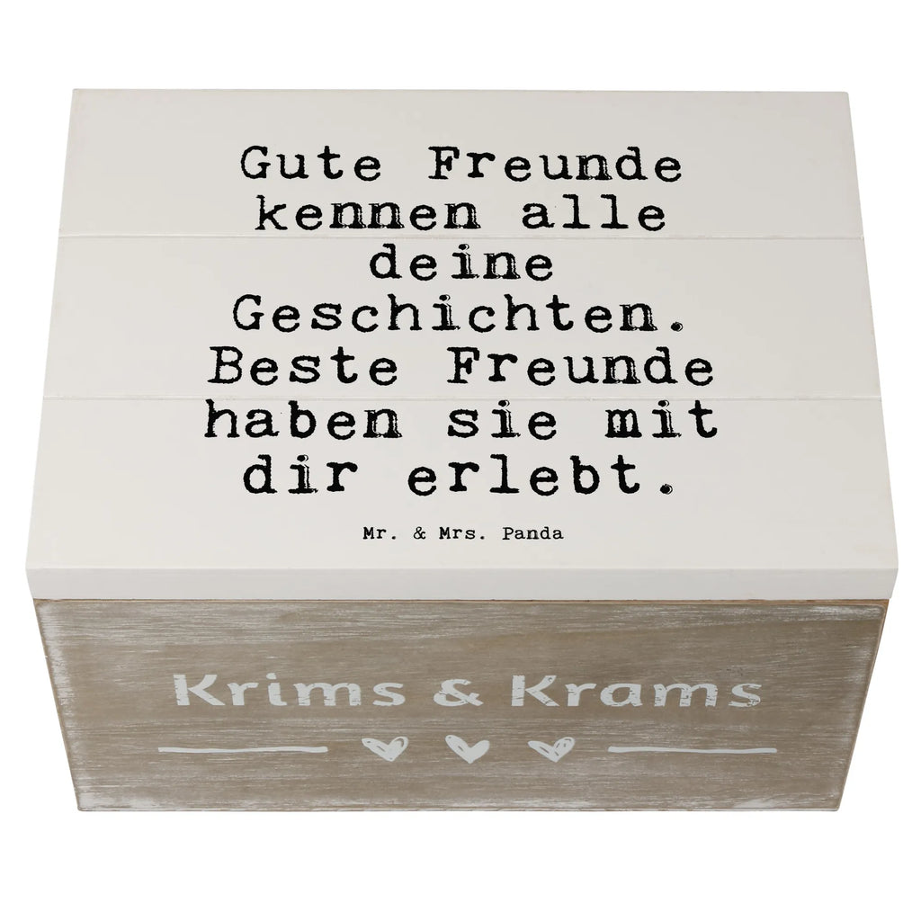 Skrzynia drewniana Gute Freunde kennen alle... Holzkiste, Kiste, Schatulle, Geschenkdose, Erinnerungsbox, Erinnerungskiste, Schatzkiste, Dekokiste, Geschenkbox, XXL, Truhe, Aufbewahrungsbox, Spruch, Sprüche, lustige Sprüche, Weisheiten, Zitate, Spruch Geschenke, Spruch Sprüche Weisheiten Zitate Lustig Weisheit Worte
