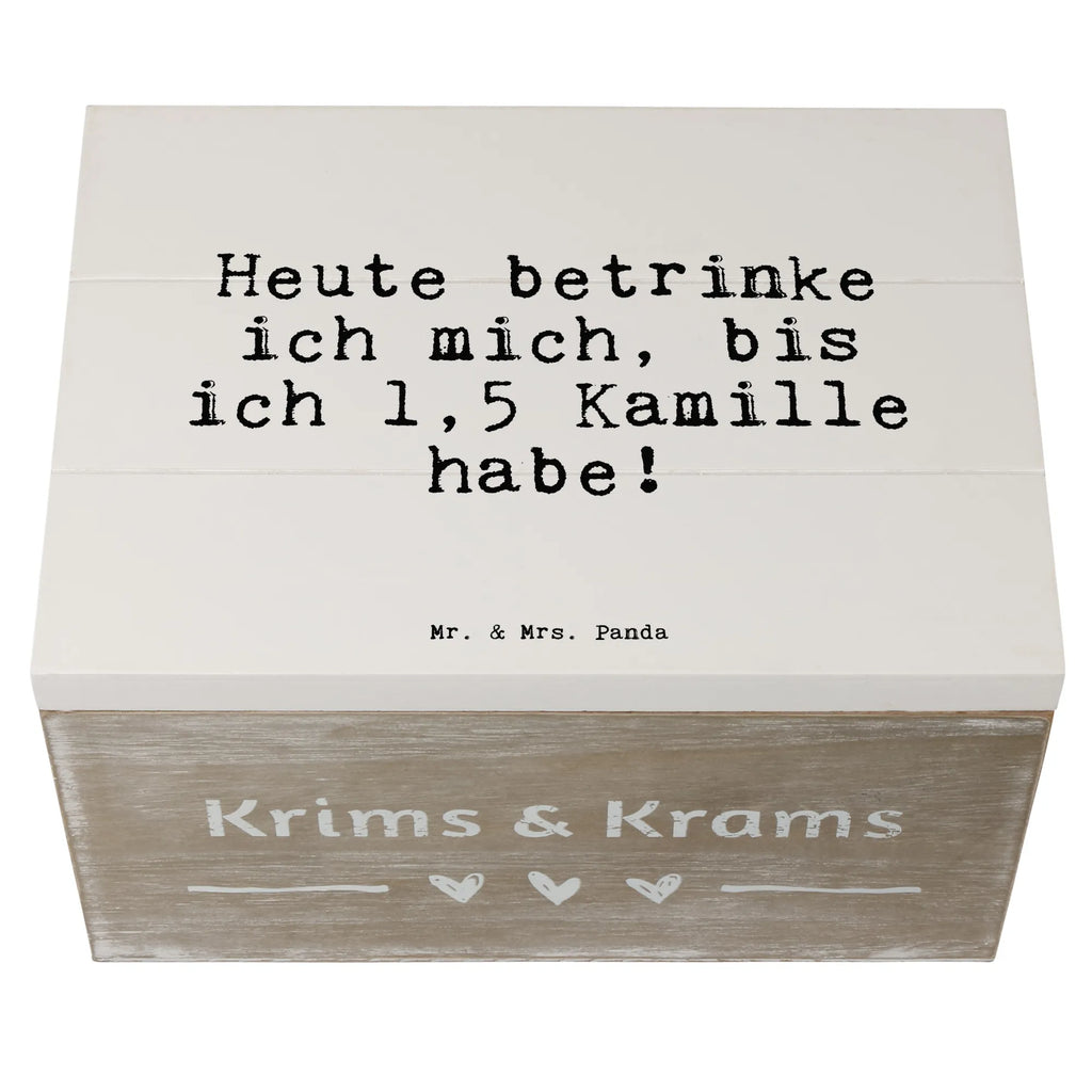 Skrzynia drewniana Heute betrinke ich mich,... Kiste, Aufbewahrungsbox, Erinnerungskiste, Erinnerungsbox, XXL, Schatzkiste, Schatulle, Geschenkdose, Holzkiste, Geschenkbox, Dekokiste, Truhe, Spruch, Sprüche, lustige Sprüche, Weisheiten, Zitate, Spruch Geschenke, Spruch Sprüche Weisheiten Zitate Lustig Weisheit Worte