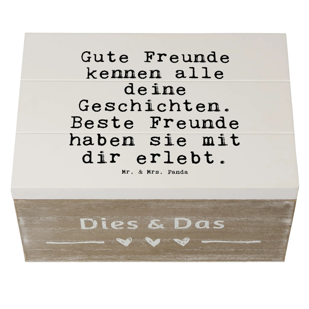 Skrzynia drewniana Gute Freunde kennen alle... Holzkiste, Kiste, Schatulle, Geschenkdose, Erinnerungsbox, Erinnerungskiste, Schatzkiste, Dekokiste, Geschenkbox, XXL, Truhe, Aufbewahrungsbox, Spruch, Sprüche, lustige Sprüche, Weisheiten, Zitate, Spruch Geschenke, Spruch Sprüche Weisheiten Zitate Lustig Weisheit Worte