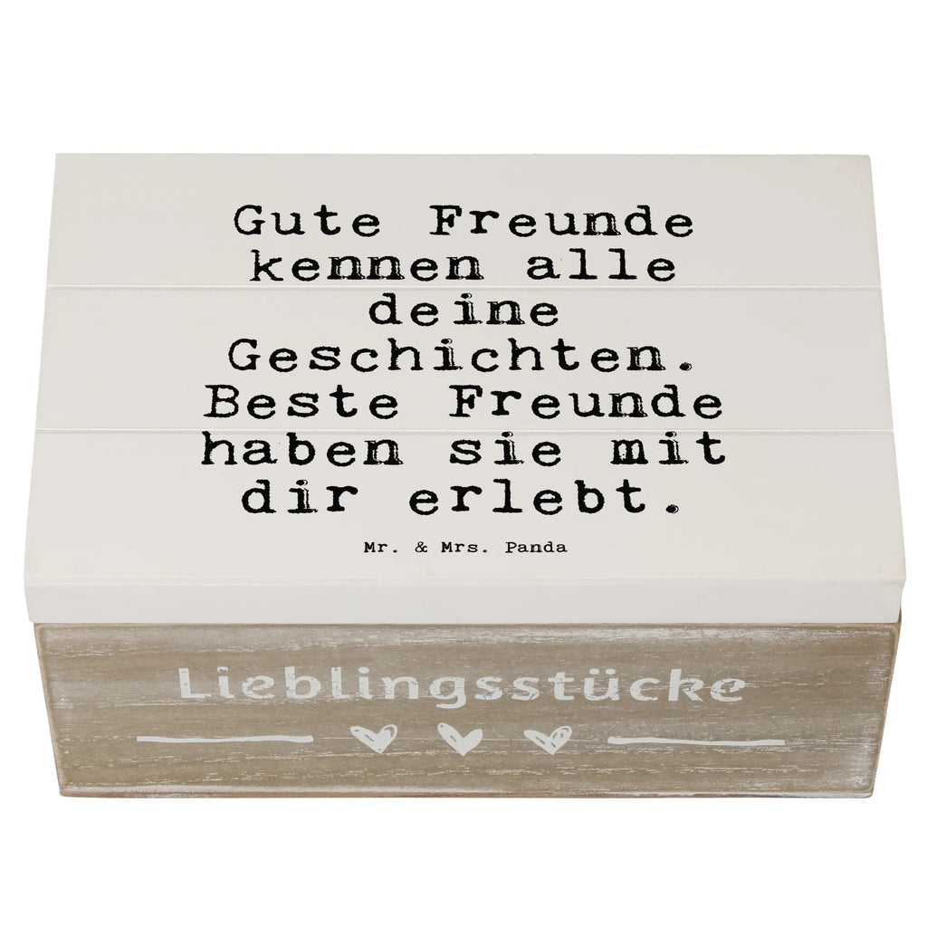 Skrzynia drewniana Gute Freunde kennen alle... Holzkiste, Kiste, Schatulle, Geschenkdose, Erinnerungsbox, Erinnerungskiste, Schatzkiste, Dekokiste, Geschenkbox, XXL, Truhe, Aufbewahrungsbox, Spruch, Sprüche, lustige Sprüche, Weisheiten, Zitate, Spruch Geschenke, Spruch Sprüche Weisheiten Zitate Lustig Weisheit Worte
