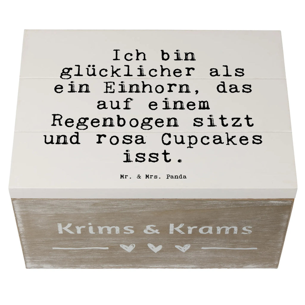 Wooden chest Ich bin glücklicher als... box, memory box, XXL, treasure chest, storage box, decorative box, chest, casket, Wooden box, saying, sayings, funny, wisdom, quotes, Sayings Proverbs Wisdom Quotes Funny Wisdom Words