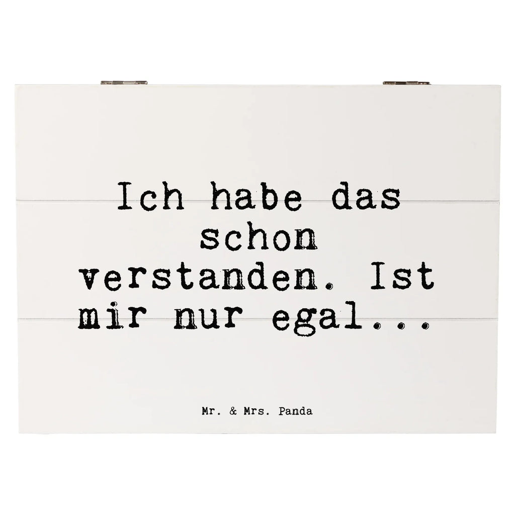 Wooden chest Ich habe das schon... Wooden box, chest, decorative box, box, casket, XXL, storage box, memory box, treasure chest, saying, sayings, funny, wisdom, quotes, Sayings Proverbs Wisdom Quotes Funny Wisdom Words