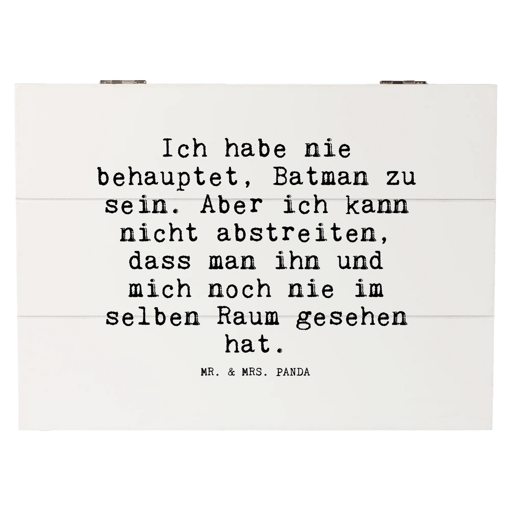 Holzkiste Sprüche und Zitate Ich habe nie behauptet, Batman zu sein. Aber ich kann nicht abstreiten, dass man ihn und mich noch nie im selben Raum gesehen hat. Aufbewahrungsbox, Erinnerungskiste, Erinnerungsbox, Geschenkbox, XXL, Schatulle, Holzkiste, Geschenkdose, Schatzkiste, Dekokiste, Kiste, Truhe, Spruch, Sprüche, lustige Sprüche, Weisheiten, Zitate, Spruch Geschenke, Spruch Sprüche Weisheiten Zitate Lustig Weisheit Worte