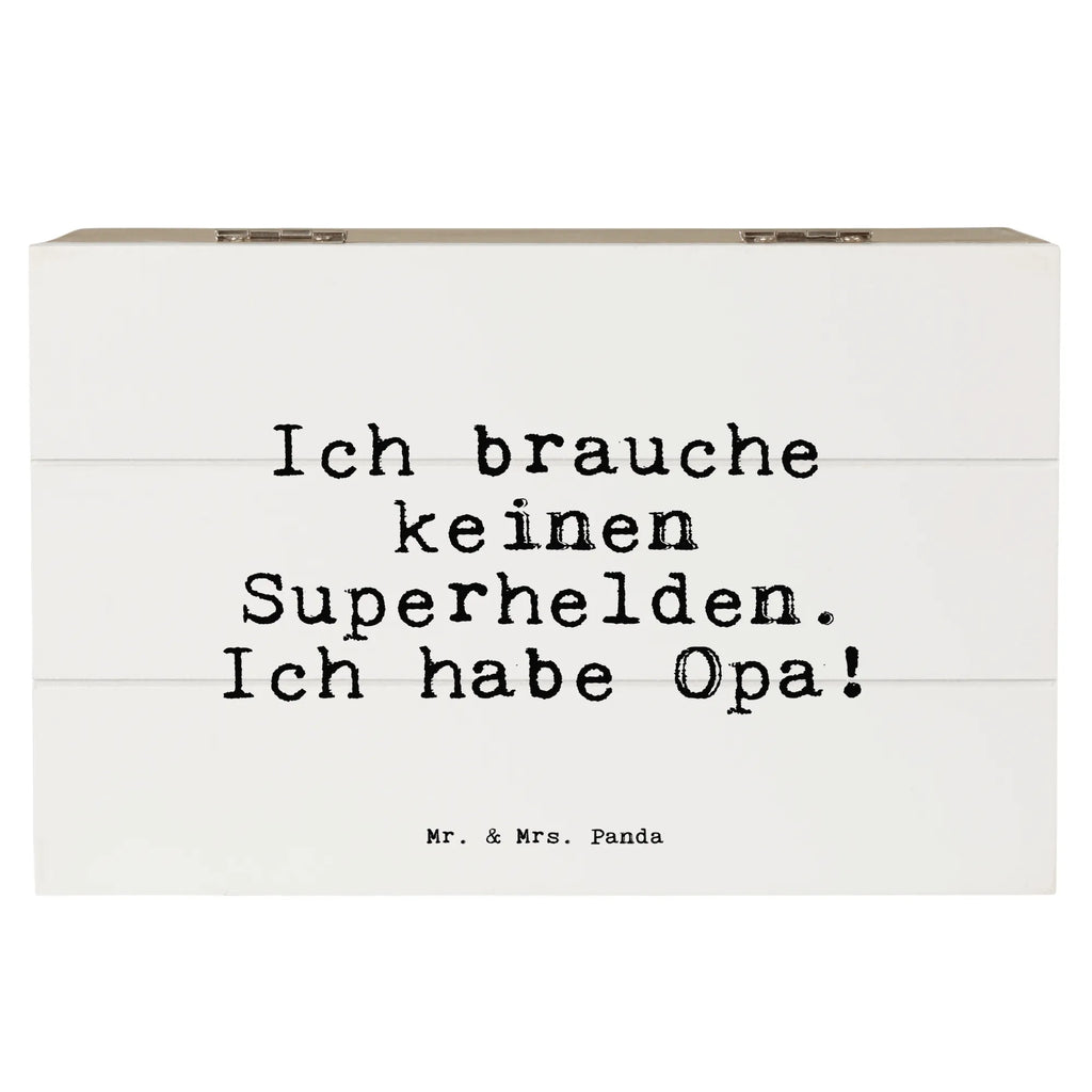 Holzkiste Sprüche und Zitate Ich brauche keinen Superhelden. Ich habe Opa! Dekokiste, Geschenkbox, Erinnerungsbox, Holzkiste, Truhe, Schatzkiste, Schatulle, Erinnerungskiste, Geschenkdose, XXL, Aufbewahrungsbox, Kiste, Spruch, Sprüche, lustige Sprüche, Weisheiten, Zitate, Spruch Geschenke, Spruch Sprüche Weisheiten Zitate Lustig Weisheit Worte