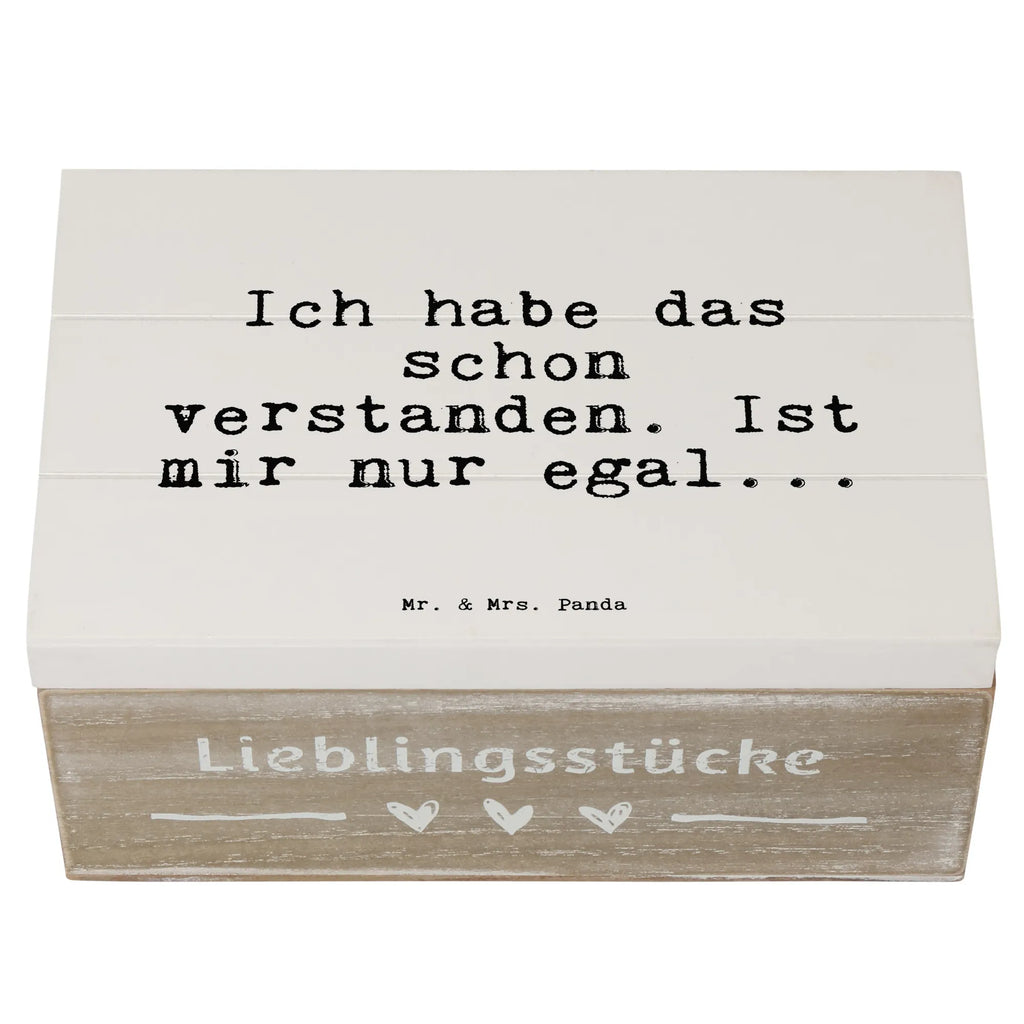 Wooden chest Ich habe das schon... Wooden box, chest, decorative box, box, casket, XXL, storage box, memory box, treasure chest, saying, sayings, funny, wisdom, quotes, Sayings Proverbs Wisdom Quotes Funny Wisdom Words