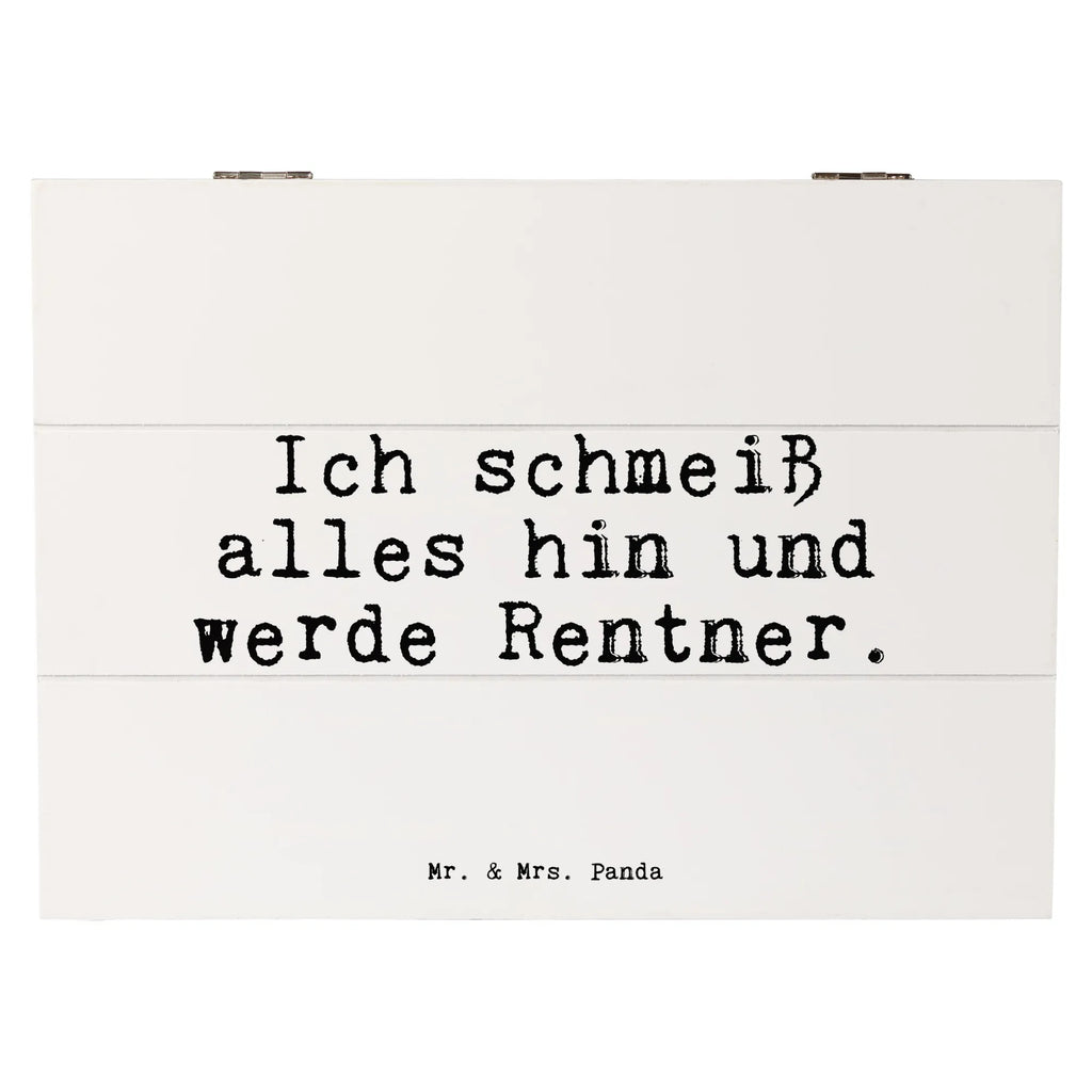 Skrzynia drewniana Ich schmeiß alles hin... Przysłowie, przysłowia, zabawne przysłowia, mądrości, cytaty, prezenty z przysłowiami