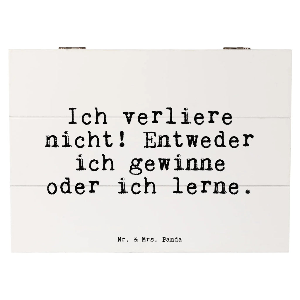 Skrzynia drewniana Ich verliere nicht! Entweder... Dekokiste, Geschenkbox, Schatzkiste, Erinnerungsbox, Erinnerungskiste, XXL, Geschenkdose, Holzkiste, Schatulle, Kiste, Aufbewahrungsbox, Truhe, Spruch, Sprüche, lustige Sprüche, Weisheiten, Zitate, Spruch Geschenke, Spruch Sprüche Weisheiten Zitate Lustig Weisheit Worte