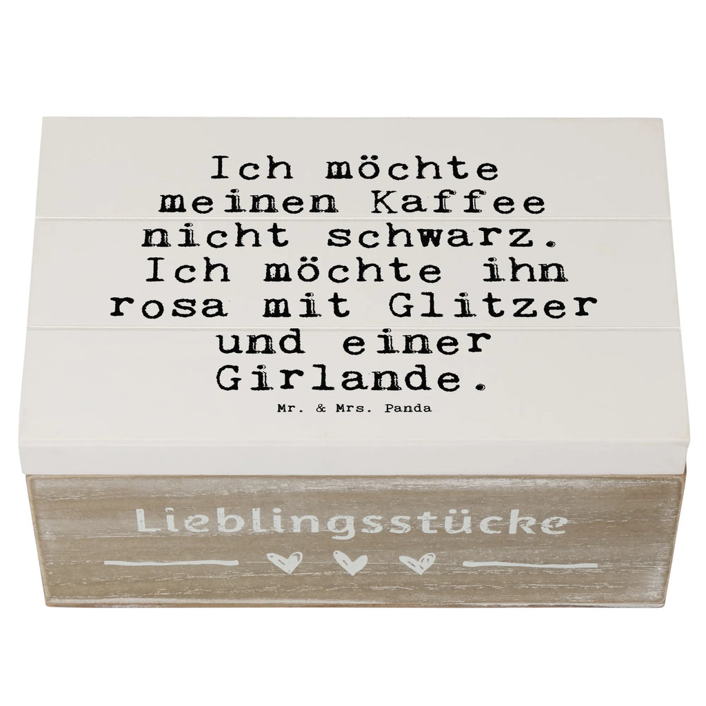Wooden chest Ich möchte meinen Kaffee... memory box, casket, chest, XXL, box, storage box, decorative box, treasure chest, Wooden box, saying, sayings, funny, wisdom, quotes, Sayings Proverbs Wisdom Quotes Funny Wisdom Words