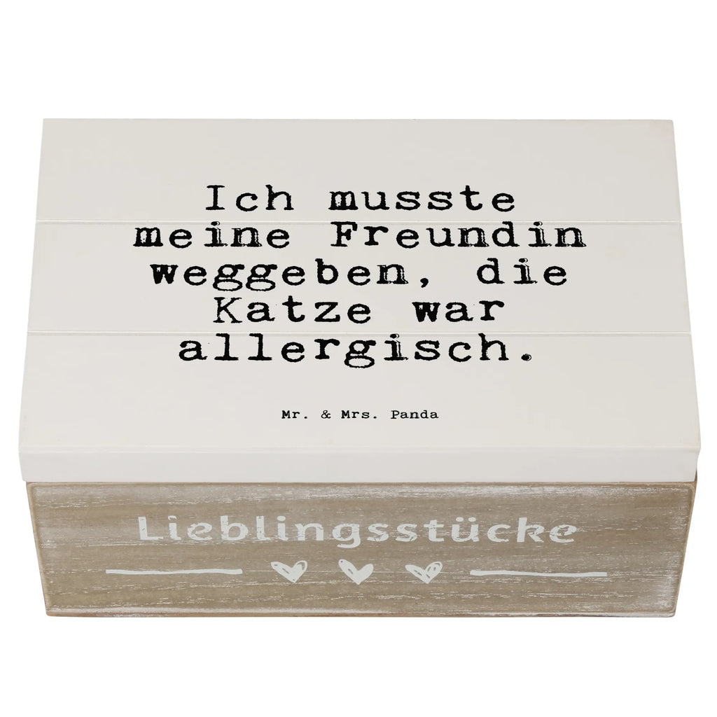 Holzkiste Sprüche und Zitate Ich musste meine Freundin weggeben, die Katze war allergisch. Dekokiste, Geschenkdose, Holzkiste, Schatulle, Aufbewahrungsbox, XXL, Erinnerungskiste, Erinnerungsbox, Kiste, Geschenkbox, Schatzkiste, Truhe, Spruch, Sprüche, lustige Sprüche, Weisheiten, Zitate, Spruch Geschenke, Spruch Sprüche Weisheiten Zitate Lustig Weisheit Worte