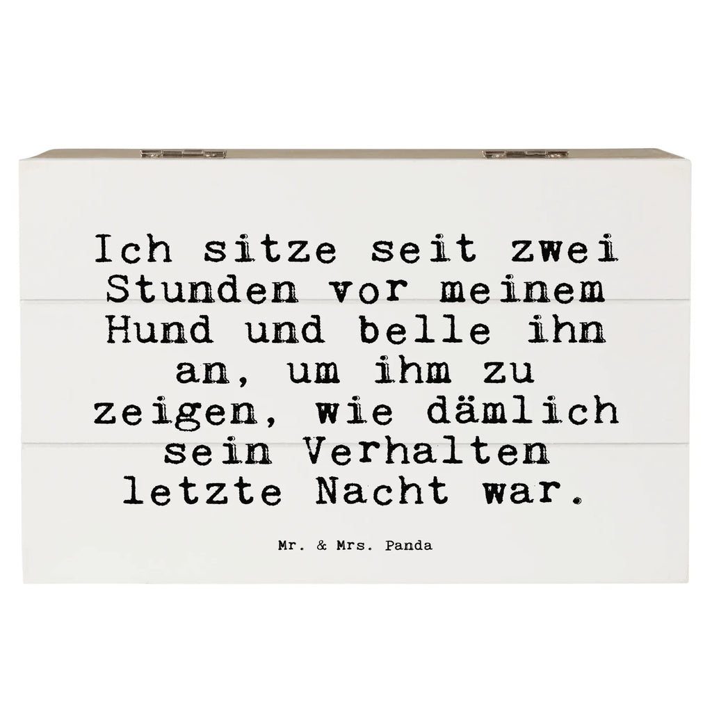 Skrzynia drewniana Ich sitze seit zwei... Kiste, Dekokiste, Truhe, Erinnerungskiste, Geschenkdose, Aufbewahrungsbox, Schatulle, Geschenkbox, Holzkiste, Erinnerungsbox, XXL, Schatzkiste, Spruch, Sprüche, lustige Sprüche, Weisheiten, Zitate, Spruch Geschenke, Spruch Sprüche Weisheiten Zitate Lustig Weisheit Worte
