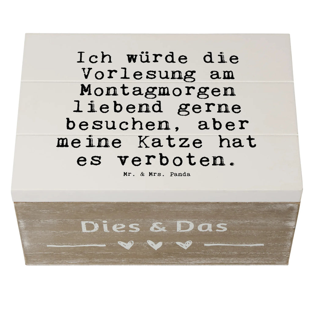 Wooden chest Ich würde die Vorlesung... box, treasure chest, decorative box, chest, casket, storage box, XXL, Wooden box, memory box, saying, sayings, funny, wisdom, quotes, Sayings Proverbs Wisdom Quotes Funny Wisdom Words