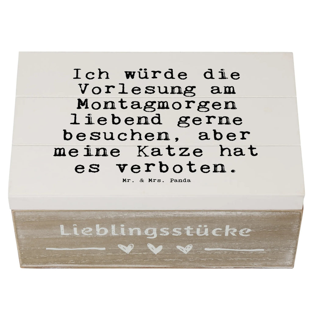 Wooden chest Ich würde die Vorlesung... box, treasure chest, decorative box, chest, casket, storage box, XXL, Wooden box, memory box, saying, sayings, funny, wisdom, quotes, Sayings Proverbs Wisdom Quotes Funny Wisdom Words