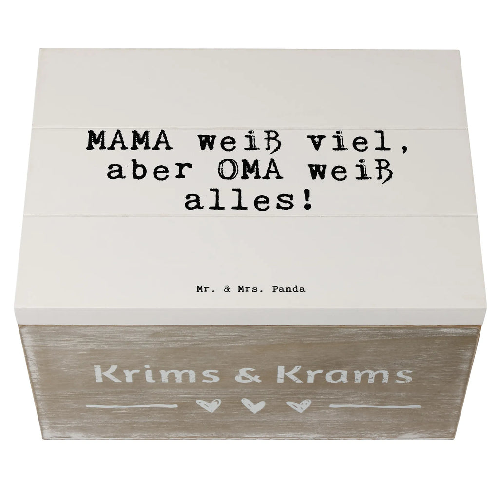 Holzkiste Sprüche und Zitate MAMA weiß viel, aber OMA weiß alles! Geschenkbox, Truhe, Holzkiste, Erinnerungskiste, XXL, Geschenkdose, Schatzkiste, Dekokiste, Aufbewahrungsbox, Erinnerungsbox, Schatulle, Kiste, Spruch, Sprüche, lustige Sprüche, Weisheiten, Zitate, Spruch Geschenke, Spruch Sprüche Weisheiten Zitate Lustig Weisheit Worte