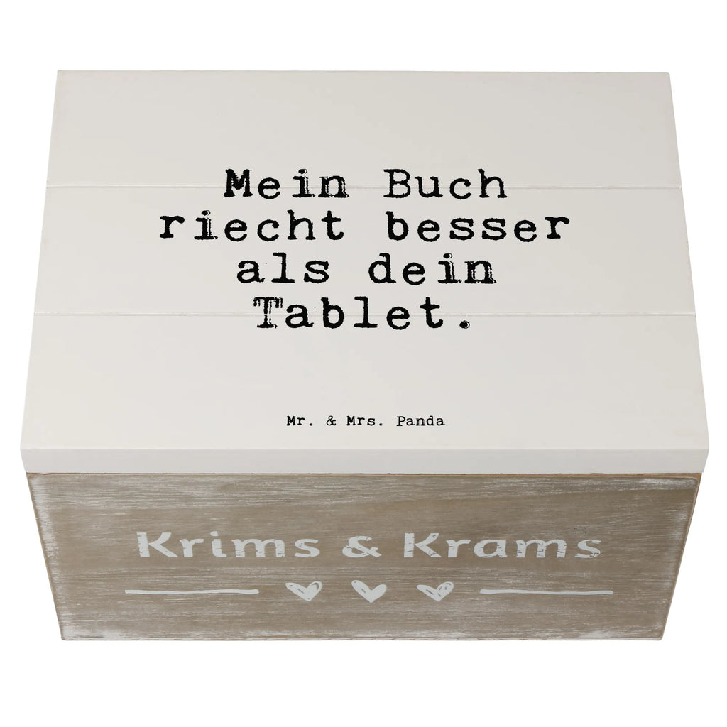 Skrzynia drewniana Mein Buch riecht besser... Geschenkdose, XXL, Schatzkiste, Holzkiste, Erinnerungsbox, Kiste, Schatulle, Erinnerungskiste, Aufbewahrungsbox, Dekokiste, Geschenkbox, Truhe, Spruch, Sprüche, lustige Sprüche, Weisheiten, Zitate, Spruch Geschenke, Spruch Sprüche Weisheiten Zitate Lustig Weisheit Worte