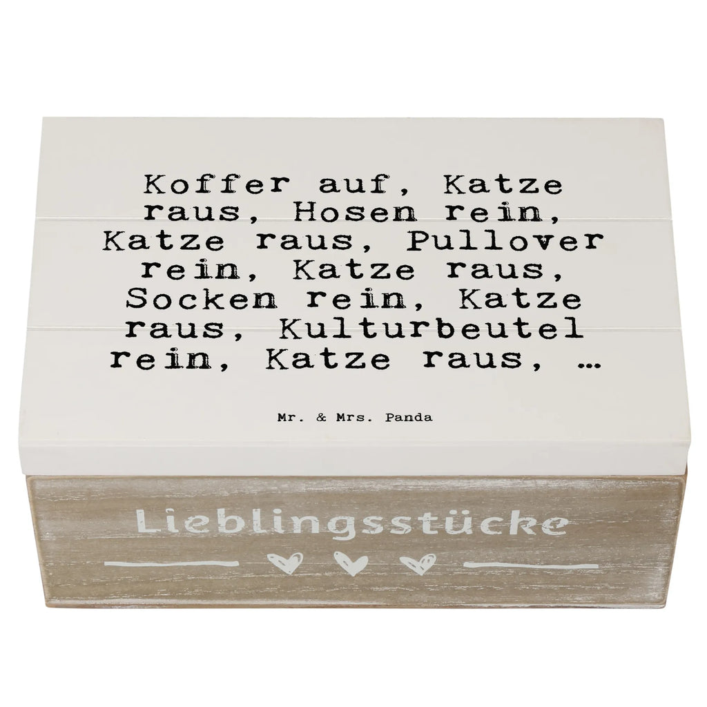 Wooden chest Koffer auf, Katze raus,... Erinnerungsbox, Schatzkiste, Aufbewahrungsbox, Kiste, Truhe, Dekokiste, Schatulle, Geschenkbox, Geschenkdose, Erinnerungskiste, XXL, Holzkiste, Spruch, Sprüche, lustige Sprüche, Weisheiten, Zitate, Spruch Geschenke, Spruch Sprüche Weisheiten Zitate Lustig Weisheit Worte