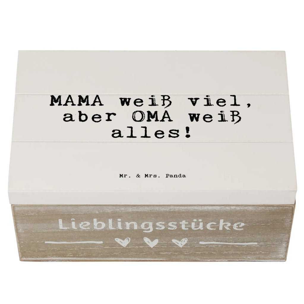 Holzkiste Sprüche und Zitate MAMA weiß viel, aber OMA weiß alles! Geschenkbox, Truhe, Holzkiste, Erinnerungskiste, XXL, Geschenkdose, Schatzkiste, Dekokiste, Aufbewahrungsbox, Erinnerungsbox, Schatulle, Kiste, Spruch, Sprüche, lustige Sprüche, Weisheiten, Zitate, Spruch Geschenke, Spruch Sprüche Weisheiten Zitate Lustig Weisheit Worte